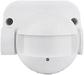 HUBER Motion 60HF Radar Motion Sensor 180° Indoor/Outdoor Motion Sensor IP44 I 230 V Motion Sensor LED Suitable for Vertical Adjustable White