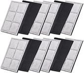 skrskr Compatible with Drinkwell Platinum Cat Water Fountain Filters 12pcs Replacement Filters, White