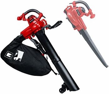 Einhell Aspirador de hojas eléctrico GC-EL 3000 E, 3000W, función de succión/soplado, sistema electrónico de velocidad, ventilador con rueda de aluminio, empuñadura adicional, bolsa colectora de 45L
