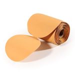 SPEEDWOX 100 Pcs 150 Grit Sandpaper Roll 5 inch Round Sanding Discs Adhesive Back PSA Sticky Back No Hole Stick and Sand Sandpaper for Wood, Auto Body Repair, Marine, Paint, Metal and Plastics