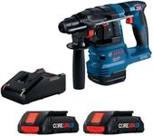 Bosch GBH18V-22K24 18V Brushless SDS-plus® Bulldog™ ¾ In. Rotary Hammer Kit with (2) CORE18V® 4 Ah Advanced Power Batteries