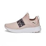 PUMA Women's Softride Sophia Slip on Performance Running, Rose Quartz-Dusty Plum, 4 UK