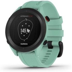 Garmin Approach S12 GPS Golf Watch, Sunlight Readable Display, Preloaded with 42,000+ Courses, up to 30 Hours Battery Life in GPS Mode, Neo Tropic