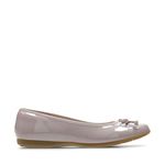 Clarks Girl's Jesse Shine Dusty Pink Leather Ballet Flats-5.5 Kids UK/India (22 EU) (91261371396055)