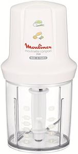 Moulinex DJ3001 Moulinette Compact, 270 W, 43 Decibel, plastica, Bianco