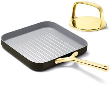 Caraway Grill Pan + Grill Press Iconics Black