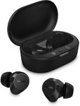 Philips TAT1209BK Wireless Bluetooth Earbuds - Small Earbuds, Great Value, Natural Sound with Dynamic Bass, Clear Calls and Pocket Size Charging Case - Black