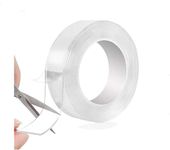 BIZTOS Double-Sided Heavy Duty Tape 3m | Strong Adhesive Transparent Mounting Tape for Walls, Posters, Carpets | Home & Office Use