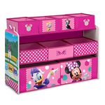 Delta Children Disney Minnie Mouse Deluxe 9 Bin Design and Store Toy Organizer, Greenguard Gold Certified