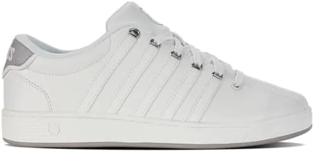 K-Swiss Women's Court Pro II CMF Sneaker, Brilliant White/Ashes of Roses, 6 M