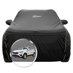 NEODRIFT 'NeoTech' Car Cover for Skoda Kushaq (100% Water-Resistant, All Weather Protection, Tailored Fit, Multi-Layered & Breathable Fabric) (Colour: Black)