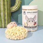 JONSANTYGFRY Hamster Food Animal Snacks Apple pellets for small rodents