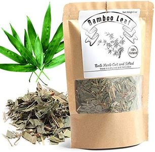 EidolonGreen [China Medicinal Herb] Bamboo leaves tea, Bamboo Tea, Organic Bamboo Leaf Tea, (DanZhuYe/淡竹叶/댓잎 티백 차) Chinese Herbal Dried Loose Leaves 88g (3 oz)