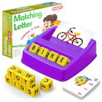 HahaGift Kids Toys Age 3 4 5 Year Old Boys Girls Gifts,Match Spelling Letter Learning Games for 3-6 Year Olds Educational Toys Flash Card for Toddler Age 2-4 Birthaday Gifts for 3 4 5 Year Old Girl