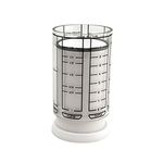 KitchenArt 23210 1 Cup Adjust-A-Cup, Plastic, White