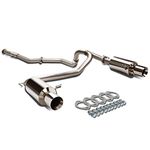 DNA Motoring CBE-HT07V6-NRT Catback Exhaust System [for 07-08 Tiburon 2.7L V6]