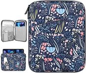 Dadanism 9-11 Inch Tablet Sleeve Bag Carrying Case for iPad 9/8/7th Gen 10.2, iPad Air 11" 2024, iPad Pro 11 M4 M2 2024, iPad Air 5/4 10.9, iPad 10th Gen 10.9, Galaxy Tab A9+/S9 FE/A8, Night Blue