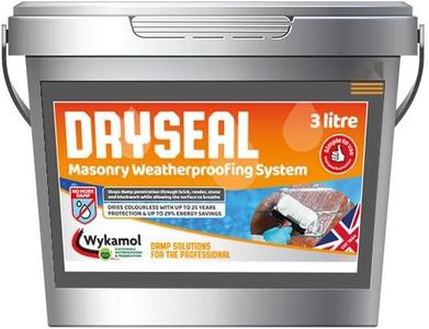 Dryseal Masonry Waterproofing Cream - Water & Salt Brick Sealant - 3L - upto 25m2