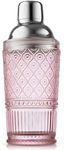 Godinger Cocktail Shaker, Martini Shaker, Glass Cocktail Shaker - 17oz, Claro Collection, Pink