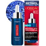 L’Oréal Paris Night Retinol Serum for Face, Revitalift Triple Power LZR, With 0.3% Pure Retinol, Moisturizes Skin and Eliminates Look of Deep Wrinkles, Skincare, 30 ml