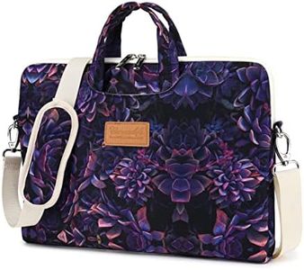 Canvaslife Succulent Fruit Patten Waterproof Laptop Shoulder Messenger Bag Case Sleeve for 14 Inch & 15 Inch Laptops