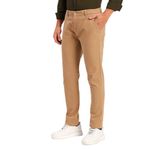 SaintX Men's Stretchable Casual Pants | Slant Pocket Chinos | Cotton Blend Stylish Elastic Trousers (Slim Fit) Office|Party | Fashion Trouser with Expandable & Anti-Slip Waistband (SAINTR04_Khaki_30)