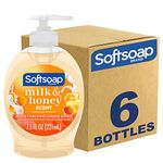 Softsoap Moisturizing Liquid Hand Soap Pump, Milk and Honey - 221ml (Case Pack of 6)