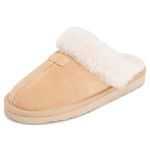 Polar Womens Real Suede Australian Winter Warm Mules - 6 - BEI39 YC0217