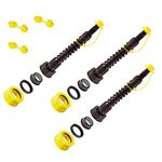 EZ-POUR Gas Can Replacement Spout & Nozzle - Flexible & Replaceable Spout for Jerry can - Full Kit for Old Gas Can (3 Pcs)