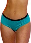 Shinesty Hipster Cheeky Panties for Women | Soft, Moisture Wicking & Breathable Underwear | XS Teal