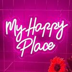 My Happy Place Neon Sign for wall d