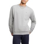 Champion Men's Powerblend Pullover Sweatshirt, Oxford Gray, Medium