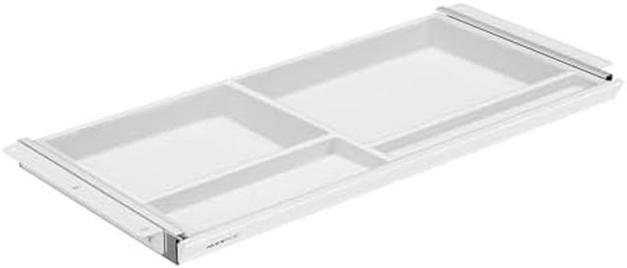 Mount-It! Under Desk Storage - Deep Under Desk Drawer Organizer - Standing Desk Drawer Attachment - 25.8" Width Under Desk Storage Drawer - White