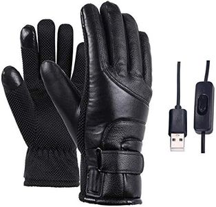 Heated Gloves for Women and Men,Electric Usb Rechargeable Heating Gloves Hand Warmers Winter Snow Gloves Mittens for Skiing Cycling Motorcycle Hunting Fishing