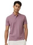 XYXX Men's Solid Regular Fit T-Shirt (XY_CR14_Polo Tshirt_1_Rose Blush