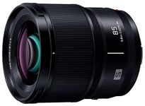 Panasonic S-S85 Medium Telephoto Monofocal Lens for Full Size Mirrorless SLR L-Mount System Lumix S 85mm F1.8 Black