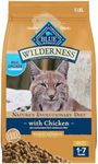 Blue Buffalo Wilderness High Protein, Natural Adult Weight Control Dry Cat Food, Chicken 5-lb