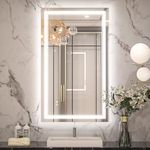 Keonjinn LED Bathroom Mirror with L