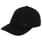 Calvin Klein Mens 2024 Waterproof Lightweight Breathable Peaked Quick Dry Cap Black