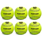 PHINIX Softball Official Size and Weight for Practice 12 Inch (12 inch,Box of 6)