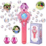 Bombble Magic Bubble Wand for Kids Portable Bubble Machine 10000+Bubbles/Min,10 Holes Automatic Bubble Blower,Outdoor Bubble Machine for Toddlers Best Birthday Gifts Outdoor Toys Party Wedding