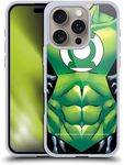 Head Case Designs Officially Licensed Green Lantern DC Comics Uniform Logos Soft Gel Case Compatible With Apple iPhone 16 Pro