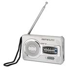 VBESTLIFE Portable FM Radio,AM FM Transistor Radio DSP Chip Mini Digital Radio Music Player with Speaker,with Loudspeaker Headphone Jack