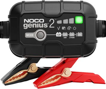 NOCO GENIUS2 2A Smart Battery Charger – 6V/12V Portable Maintainer