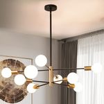 Sheetea 8-Light Sputnik Chandelier,