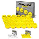 GoSports Foam Flight Practice Golf Balls 24 Pack - Yellow (GOLF-BALLS-FF-24-YELLOW)