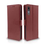 Pikkme Samsung Galaxy A2 Core Flip Cover | PU Leather Finish | 360 Protection | Wallet & Stand | Strong Magnetic Flip Case for Samsung Galaxy A2 Core (Brown)