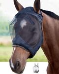 Harrison Howard CareMaster Horse Fly Mask Standard Black Medium Cob
