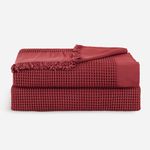 Cozytoon 100% Cotton Waffle Weave Bed Blankets - Luxuriously Soft, Cozy & Breathable All-Season Throw Blankets for Queen, King Bed and Couch - Made in Turkey