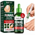 NAIL LAB Premium Fu Nail Elixir for Toenails - 50 ml | Includes 3 ml Pen & File | Extra Strong Nail Care Strengthener | Contains Tea Tree Oil | Repair Damaged Nails & Cuticles | Anti-Fungus Supplies